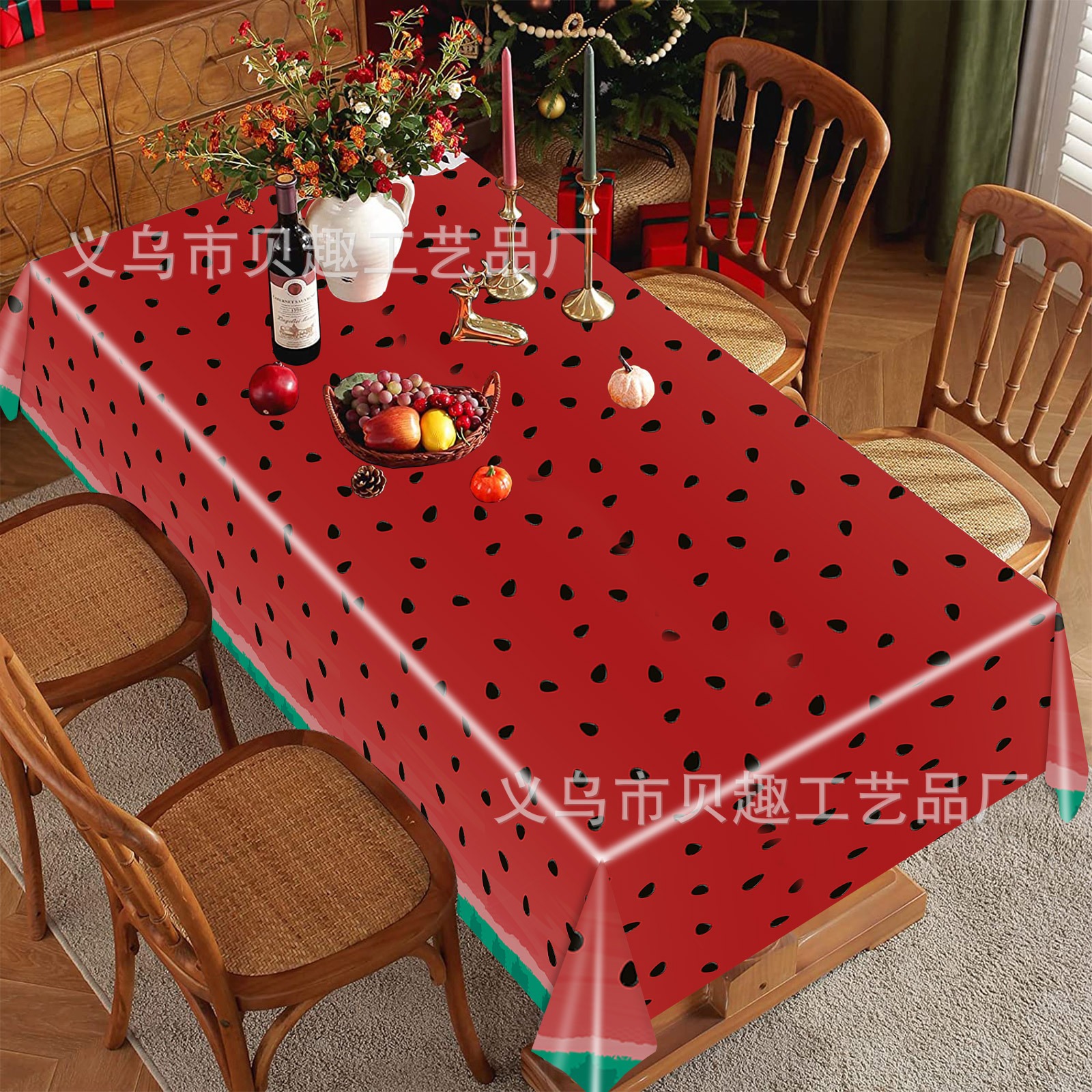 Summer Watermelon Party Tablec - Table Cloth Disposable บทวิจารณ์และราคา
