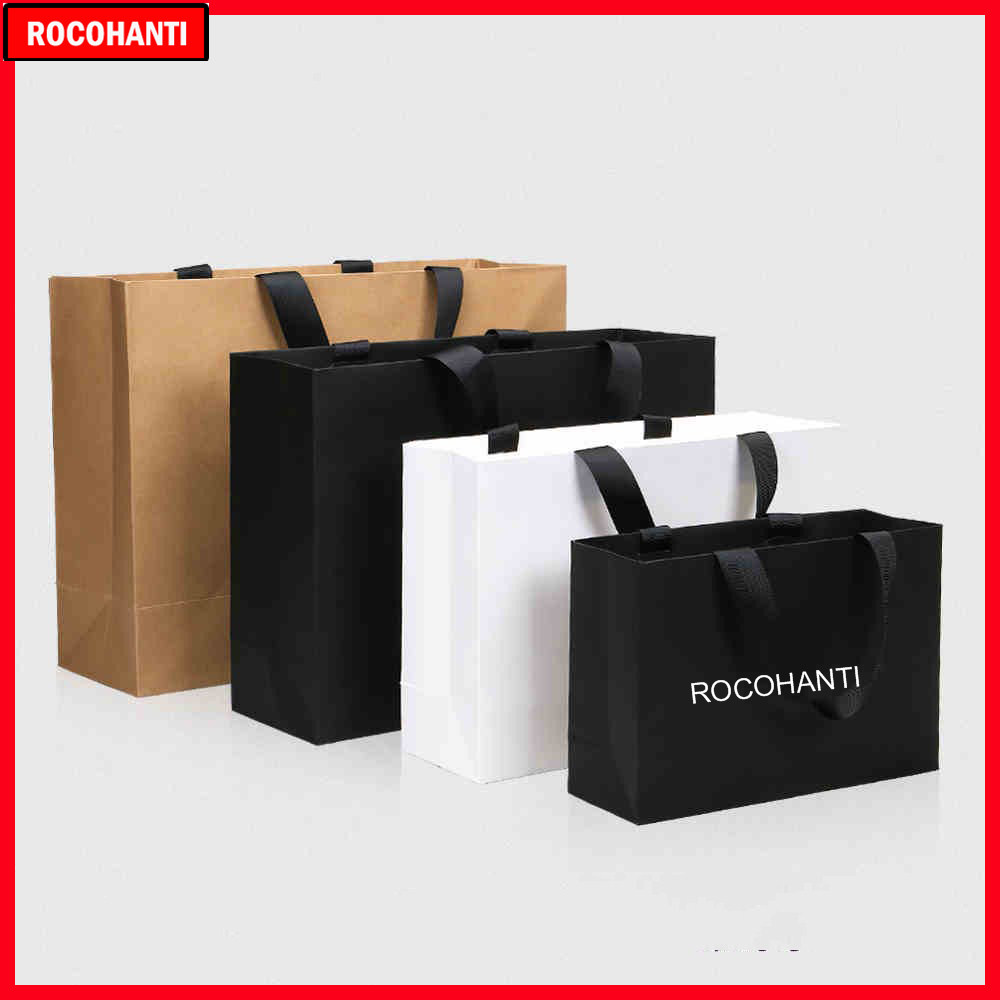 50pcs Custom Logo Paper Shoppi - Event Party Shop บทวิจารณ์และราคา
