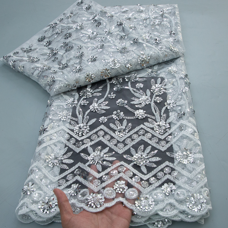 2026 French Sequins Lace Fabri - Glitter Tablecloth บทวิจารณ์และราคา