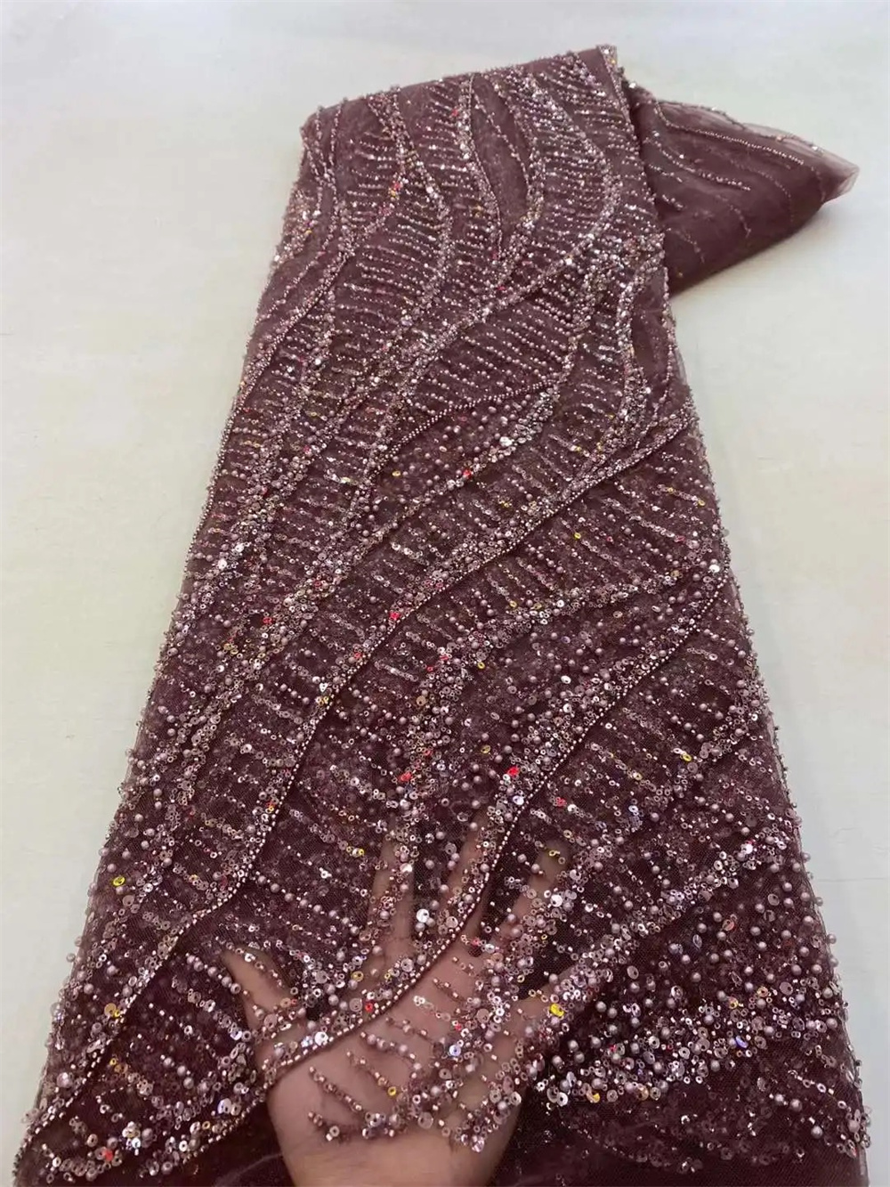 Wholesale 2025 African Sequins - Glitter Tablecloth บทวิจารณ์และราคา