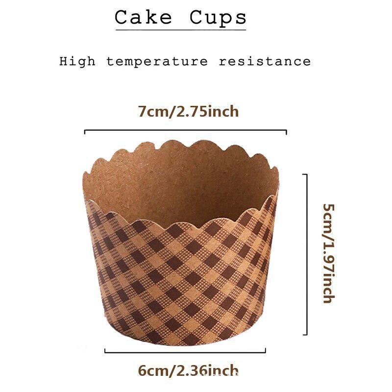 50Pcs/Pack Cupcake Paper Cups  - Plastic Cup 50Pcs บทวิจารณ์และราคา
