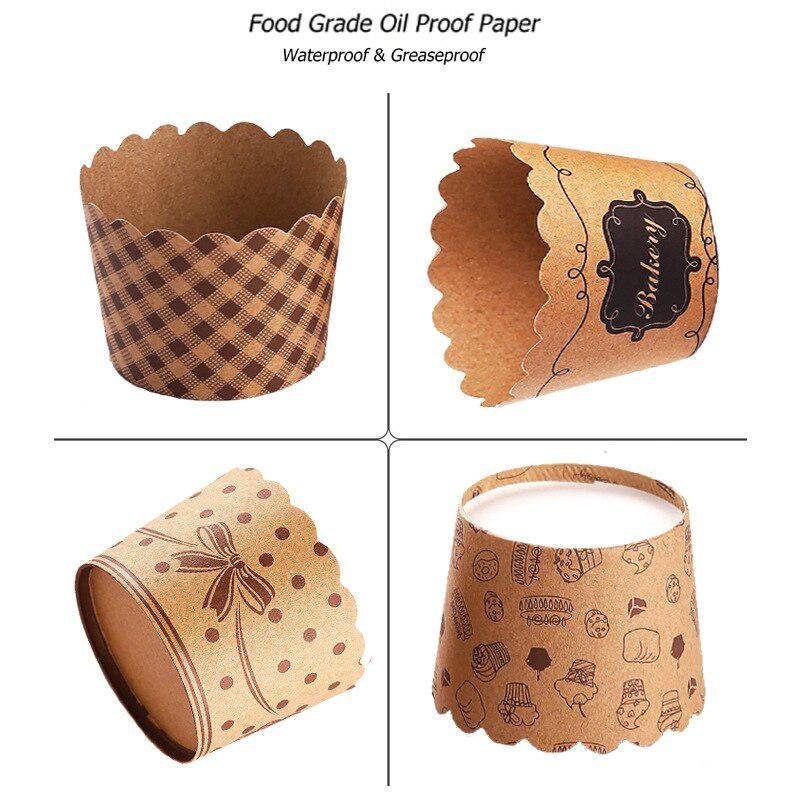 50Pcs/Pack Cupcake Paper Cups  - Plastic Cup 50Pcs บทวิจารณ์และราคา