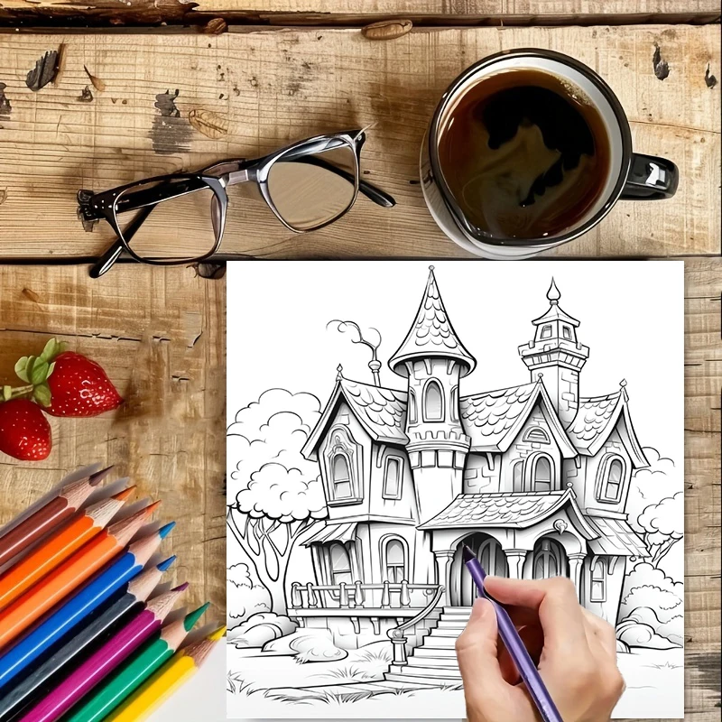 Haunted House Coloring Book fo - Supply Event บทวิจารณ์และราคา