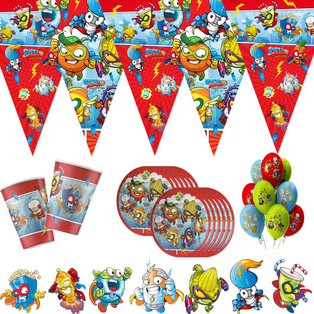 Game Superzings Theme Baby Sho - Table Cloth Disposable บทวิจารณ์และราคา