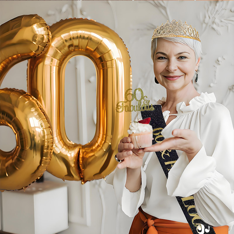 30- 50th  Birthday Anniversary - Birthday Sash Glitter บทวิจารณ์และราคา