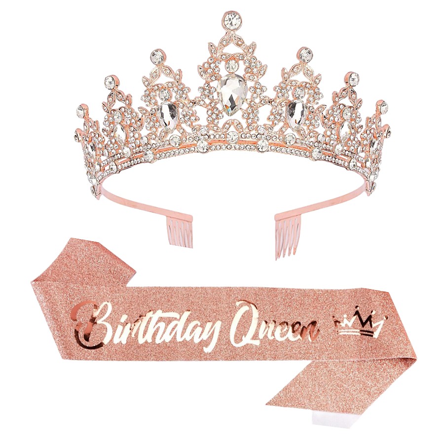 Women And Girl Baroque Rhinest - Birthday Sash Glitter บทวิจารณ์และราคา