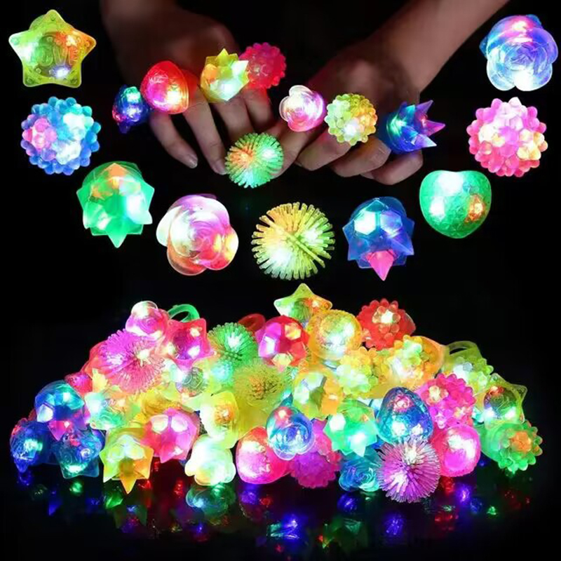 20/30/50pcs Glowing Rings LED  - Cotton Candy Cone บทวิจารณ์และราคา