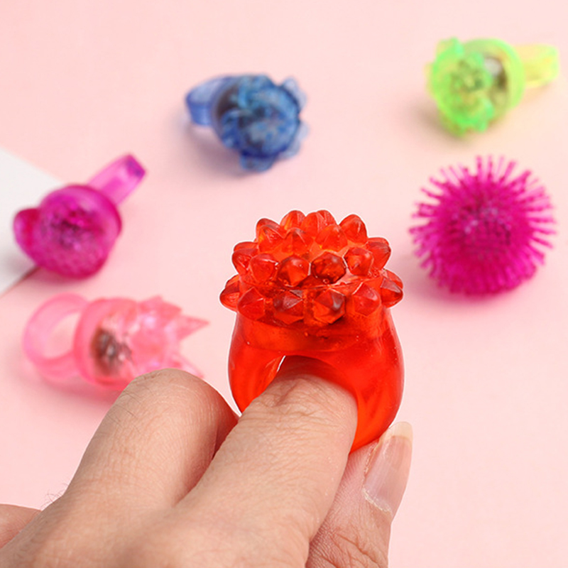20/30/50pcs Glowing Rings LED  - Cotton Candy Cone บทวิจารณ์และราคา