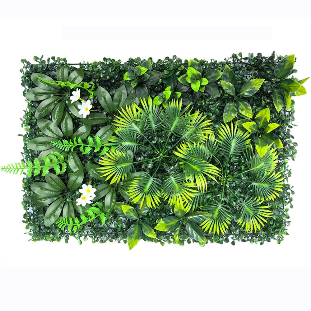 1PC Artificial Simulation Gree - Flower Wall Panel บทวิจารณ์และราคา