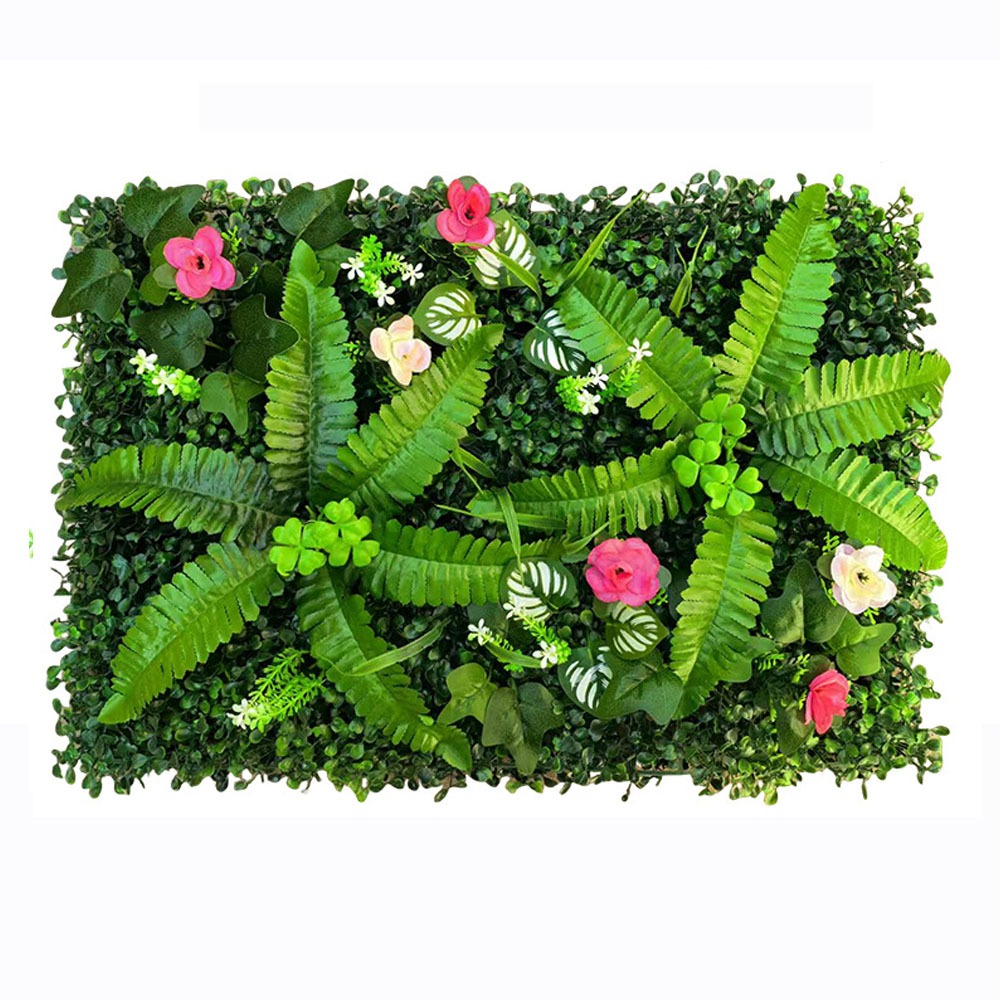 1PC Artificial Simulation Gree - Flower Wall Panel บทวิจารณ์และราคา