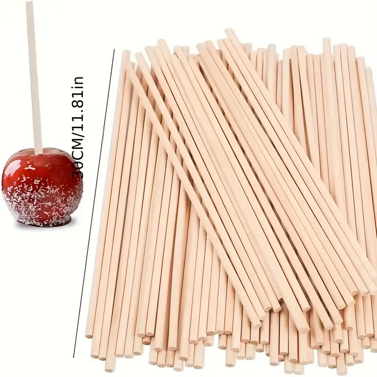 DIY Bamboo Sticks 50/100pcs Na - Cotton Candy Cone บทวิจารณ์และราคา