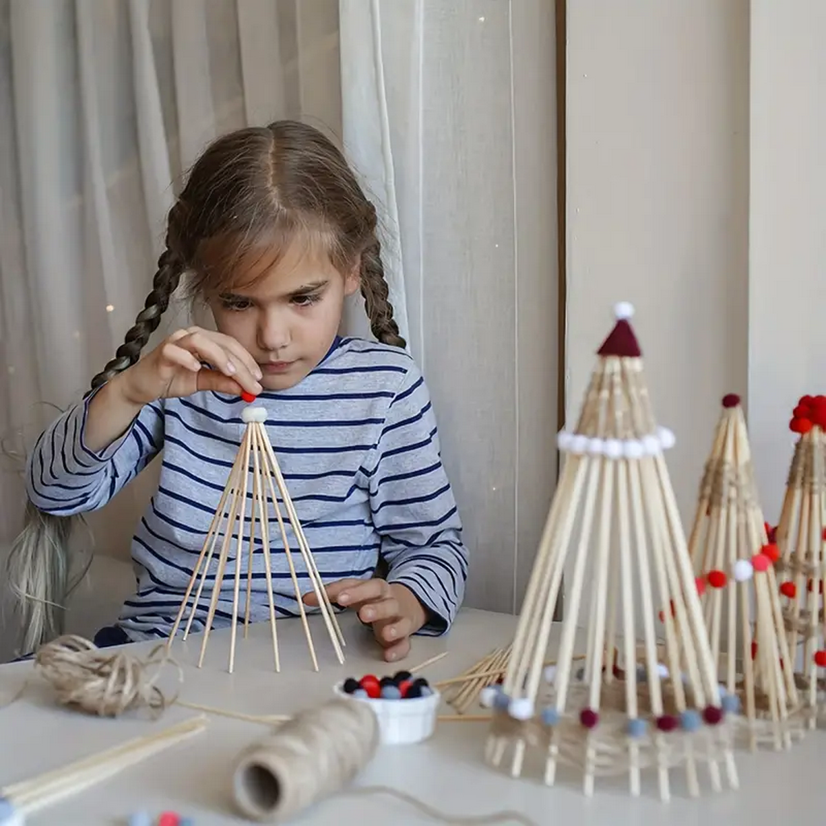 DIY Bamboo Sticks 50/100pcs Na - Cotton Candy Cone บทวิจารณ์และราคา