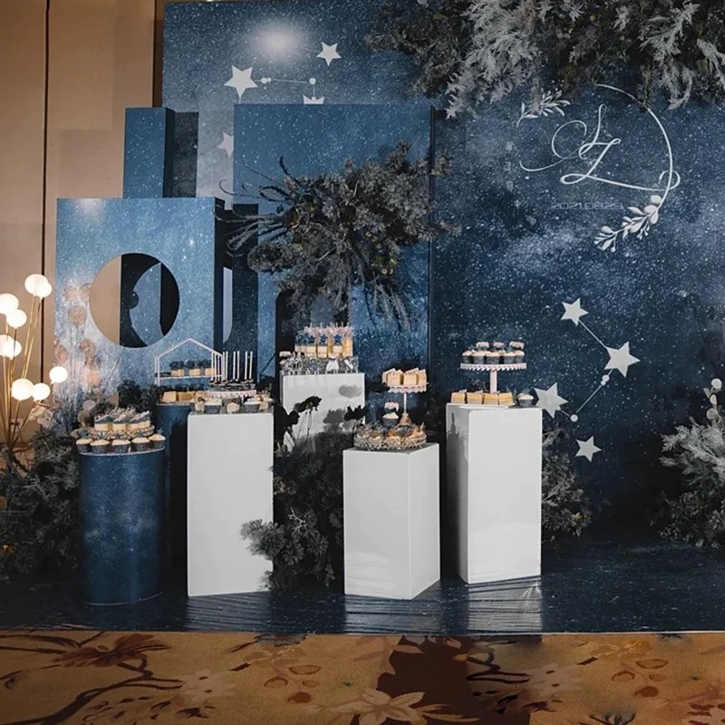 White Column Flower Vase 10pcs - Dessert Table Backdrop บทวิจารณ์และราคา