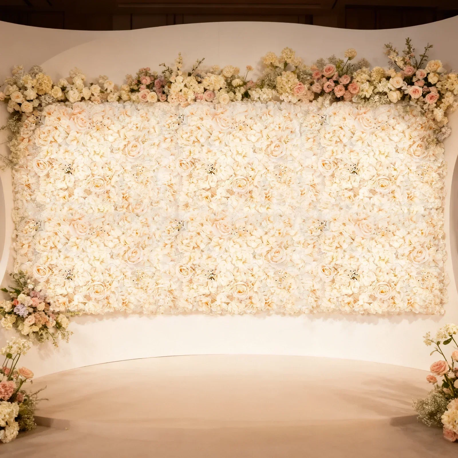 6 PCS 60*40cm Artificial Flowe - Flower Wall Panel บทวิจารณ์และราคา