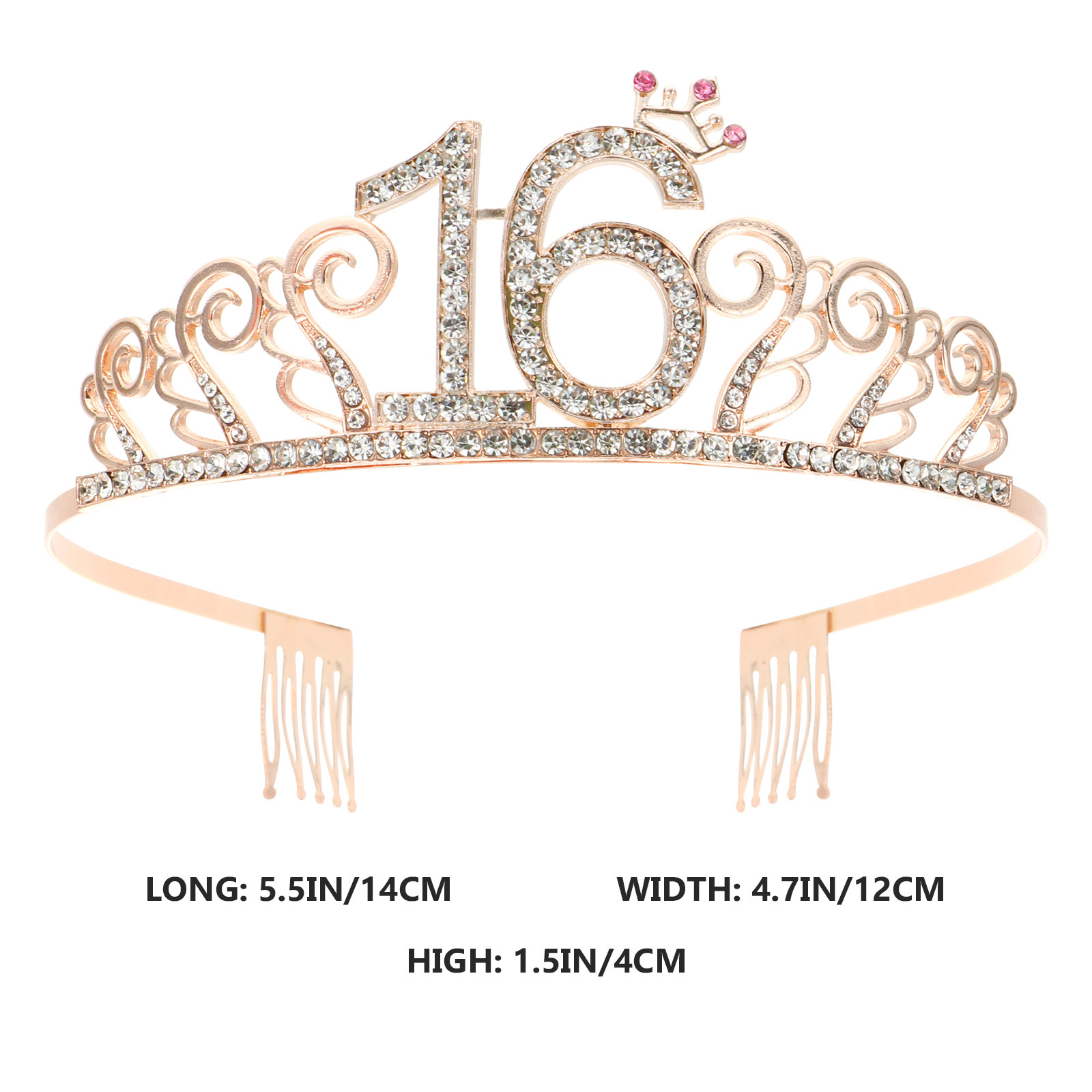2Pcs Birthday Party Crown and  - Birthday Sash Glitter บทวิจารณ์และราคา
