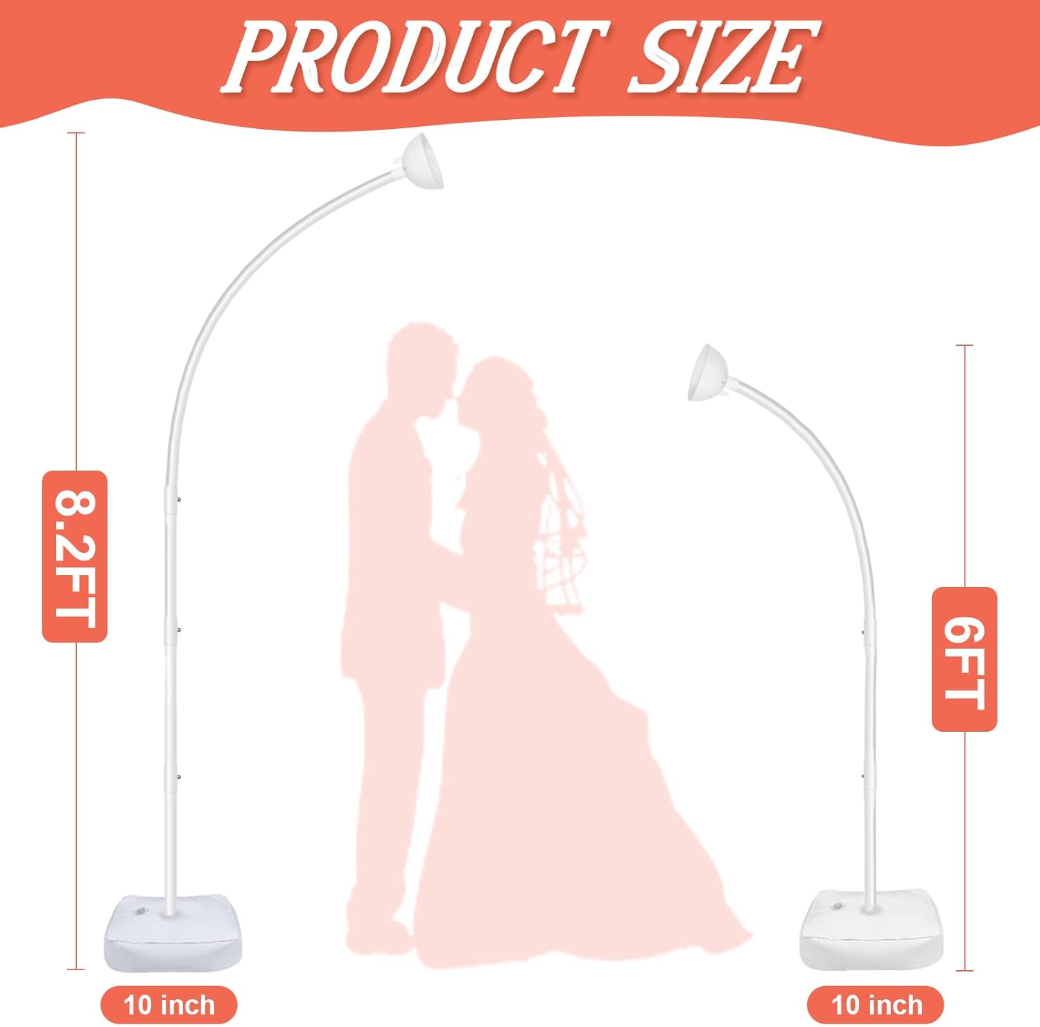 8FT & 6FT Balloon Arch Stand,  - Balloon Arch Kit บทวิจารณ์และราคา