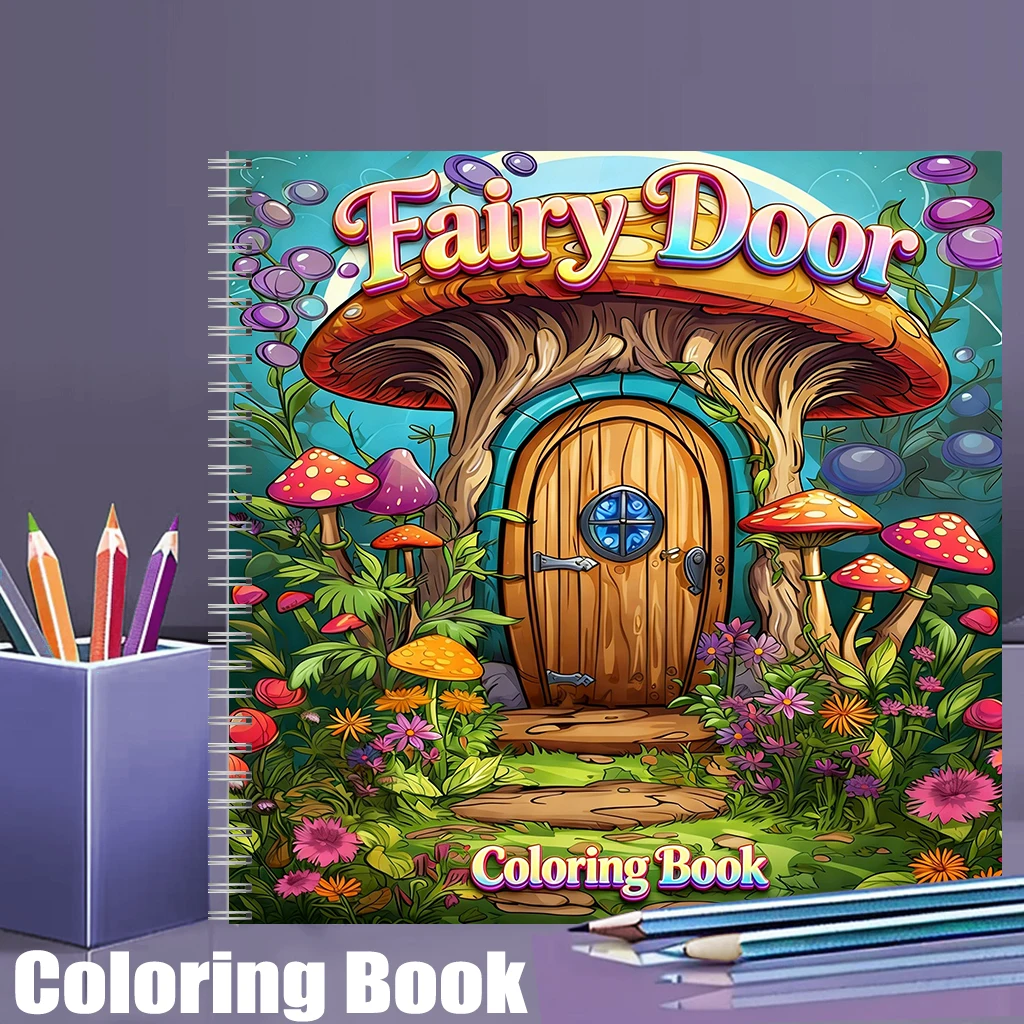 Coloring Book Fairy Door for A - Supply Event บทวิจารณ์และราคา