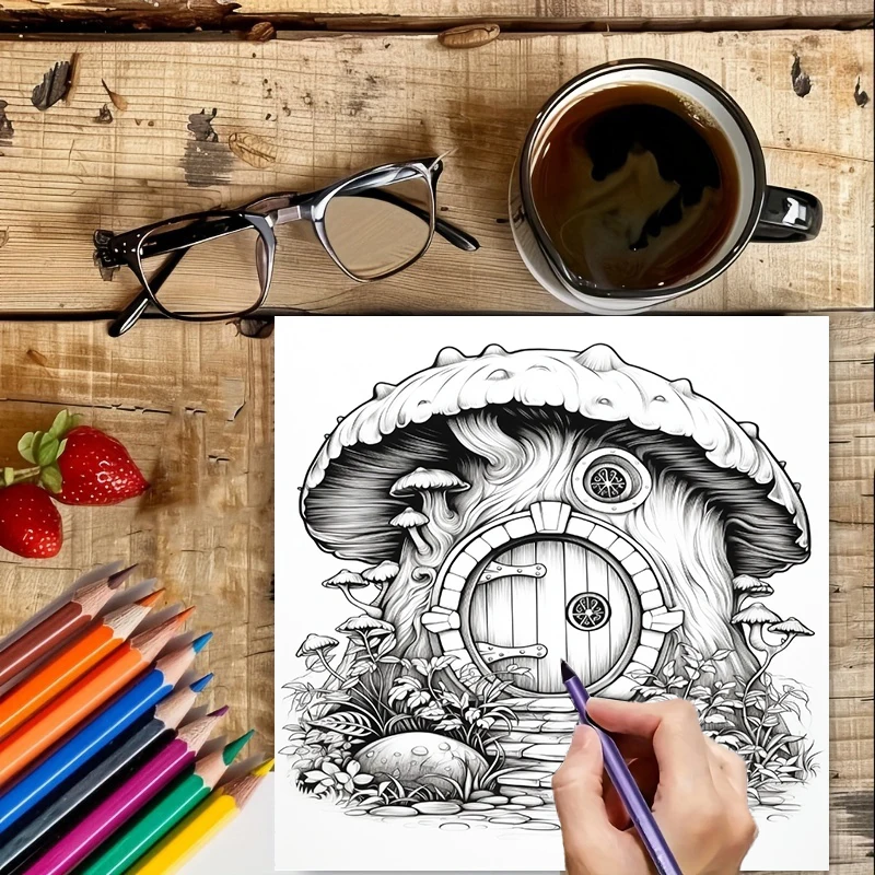 Coloring Book Fairy Door for A - Supply Event บทวิจารณ์และราคา
