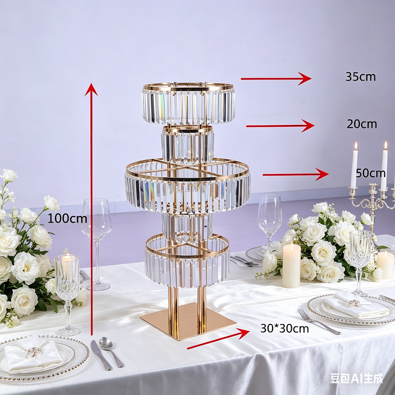 4 PCS Flower Rack Crystal Road - Party Event Supply Store บทวิจารณ์และราคา
