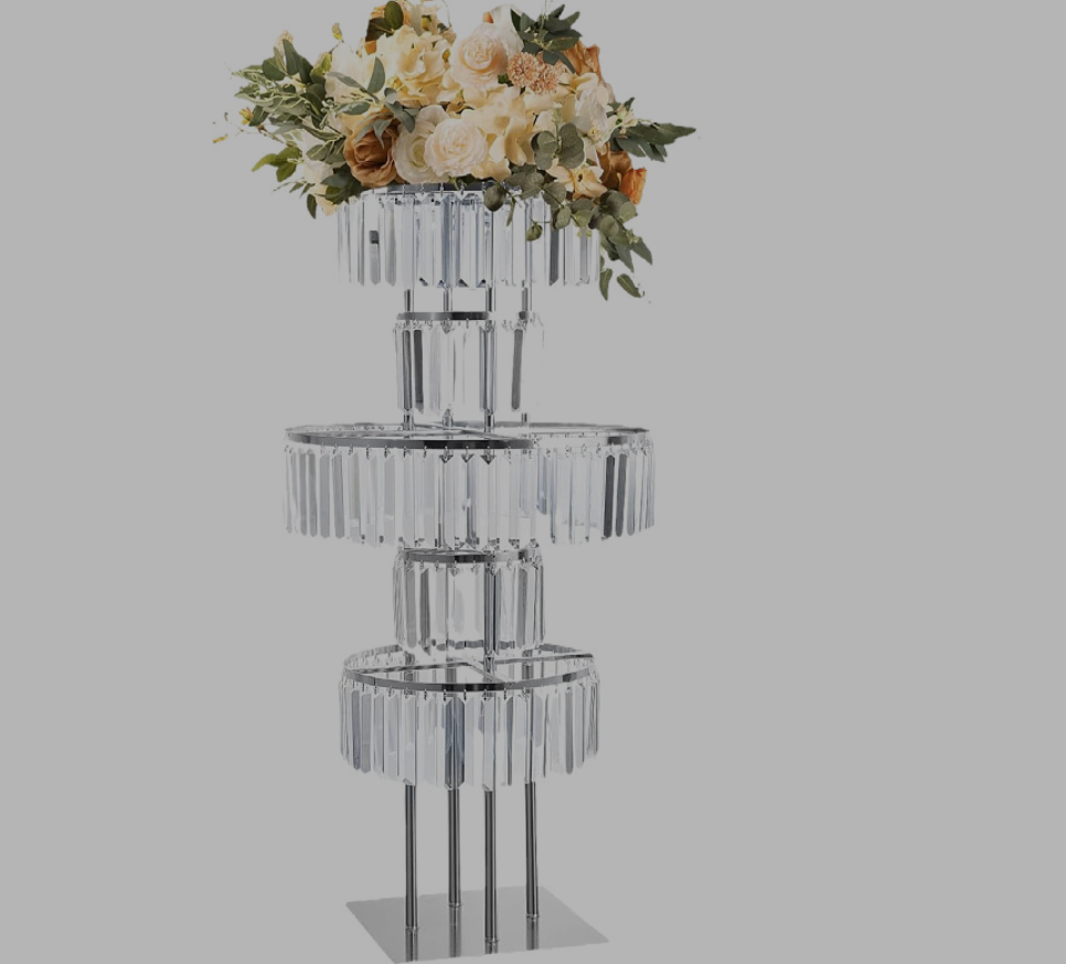 4 PCS Flower Rack Crystal Road - Party Event Supply Store บทวิจารณ์และราคา