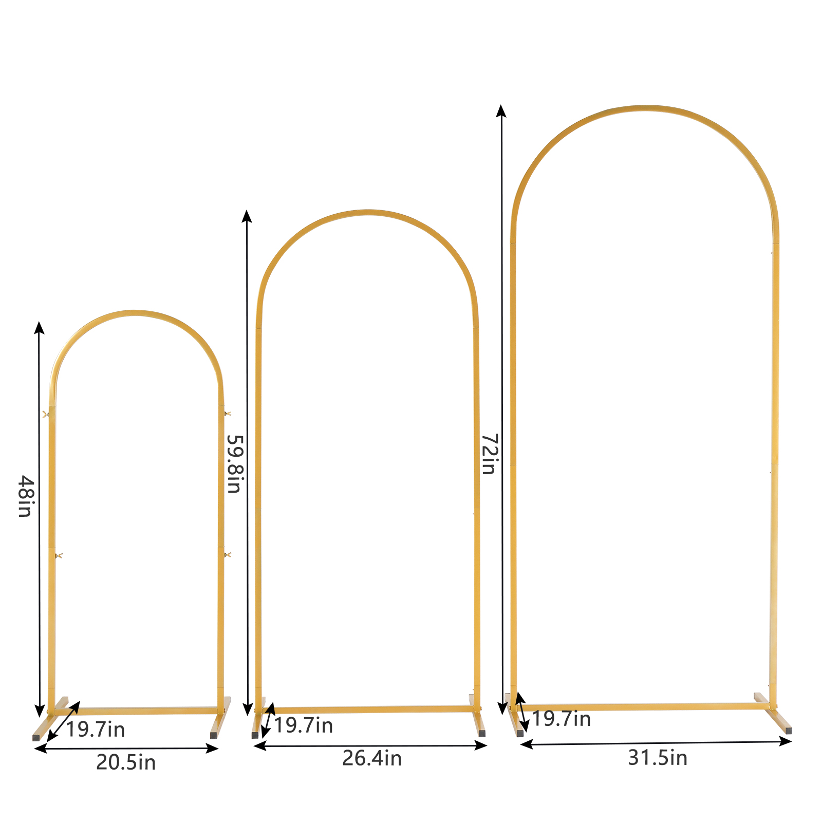 Golden metal balloon arch brac - Balloon Arch Kit บทวิจารณ์และราคา