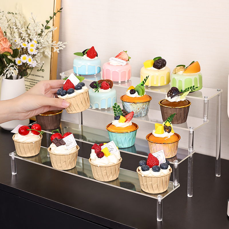 1pc multifunctional acrylic tr - Cupcake Stand Tier บทวิจารณ์และราคา