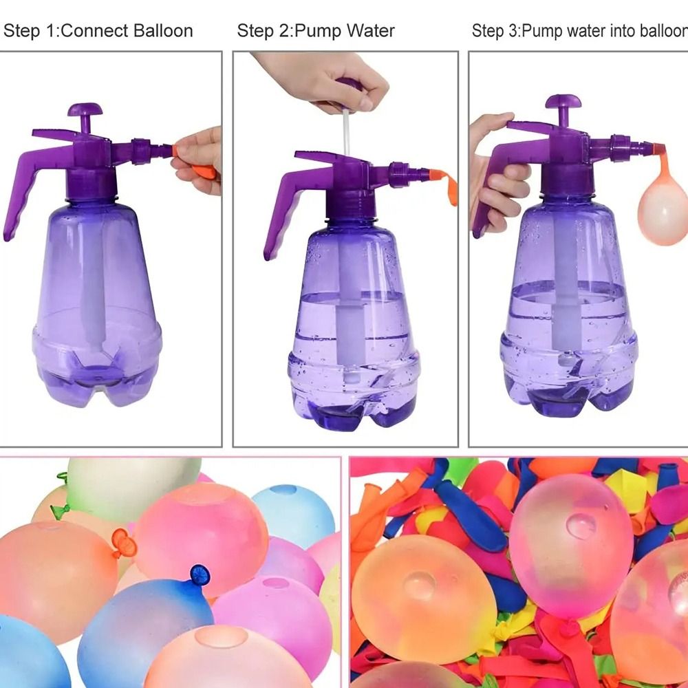 New Portable Air Water Bomb Ba - Balloon Pump Hand บทวิจารณ์และราคา