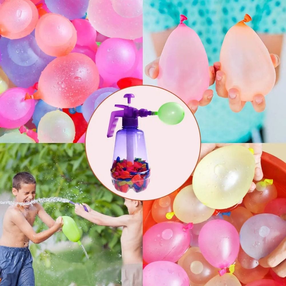 New Portable Air Water Bomb Ba - Balloon Pump Hand บทวิจารณ์และราคา