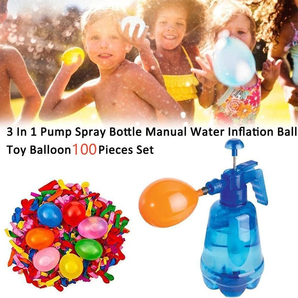 New Portable Air Water Bomb Ba - Balloon Pump Hand บทวิจารณ์และราคา