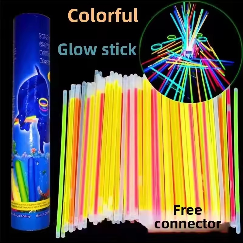 50/100Pcs Fluorescence Sticks  - Cotton Candy Cone บทวิจารณ์และราคา