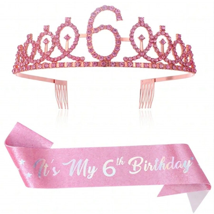 Glitter Birthday Crown Sash Wo - Birthday Sash Glitter บทวิจารณ์และราคา
