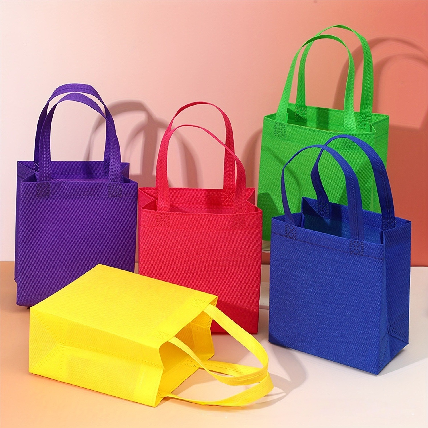 100PCS Reusable Non-woven Shop - Event Party Shop บทวิจารณ์และราคา
