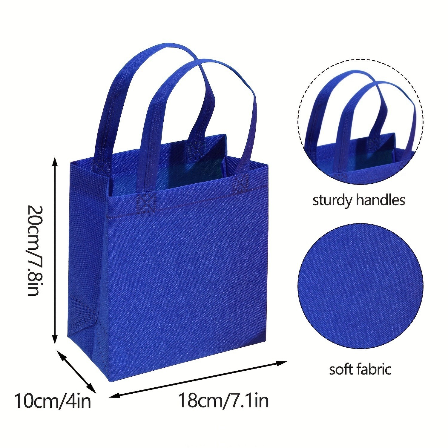 100PCS Reusable Non-woven Shop - Event Party Shop บทวิจารณ์และราคา