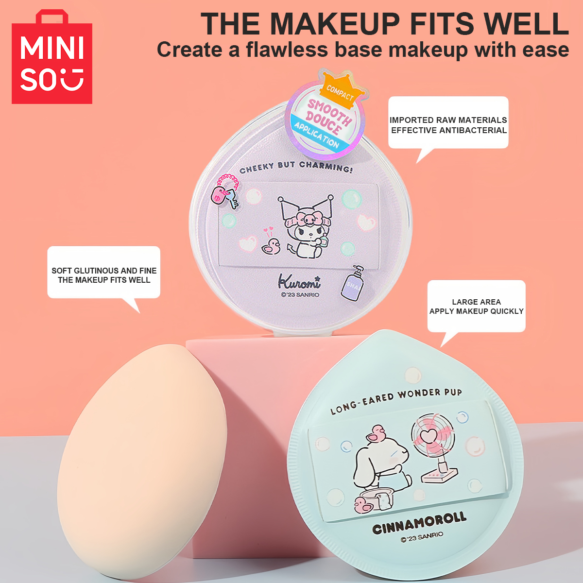 MINISO Sanrio Antibacterial Ex - Cotton Candy Cone บทวิจารณ์และราคา