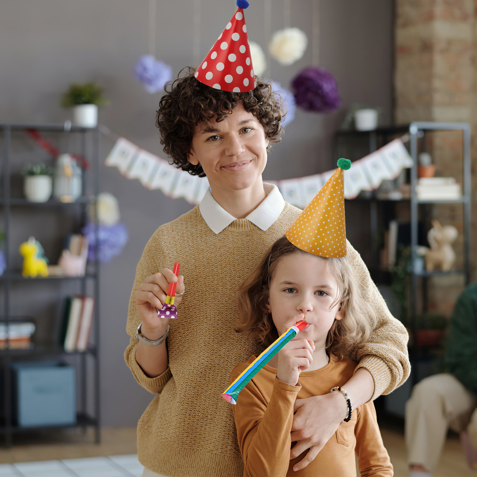1Set Birthday Party Decoration - Party Hat Cone บทวิจารณ์และราคา