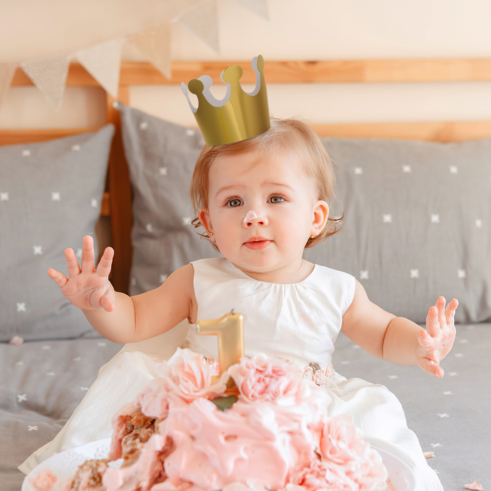 1Set Birthday Party Decoration - Party Hat Cone บทวิจารณ์และราคา