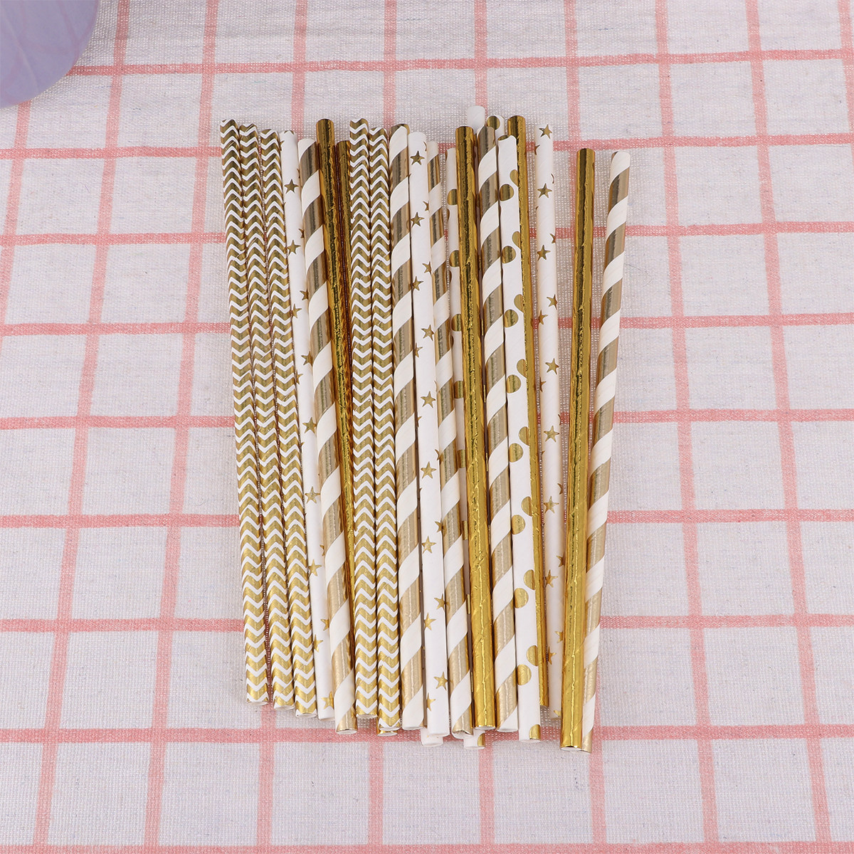 50Pcs Heart Paper Straws Biode - Paper Straw Color บทวิจารณ์และราคา