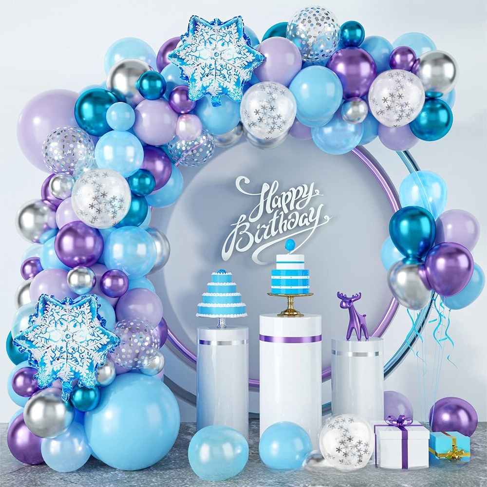 Winter Wonderland Snowflake Ba - Balloon Arch Kit บทวิจารณ์และราคา