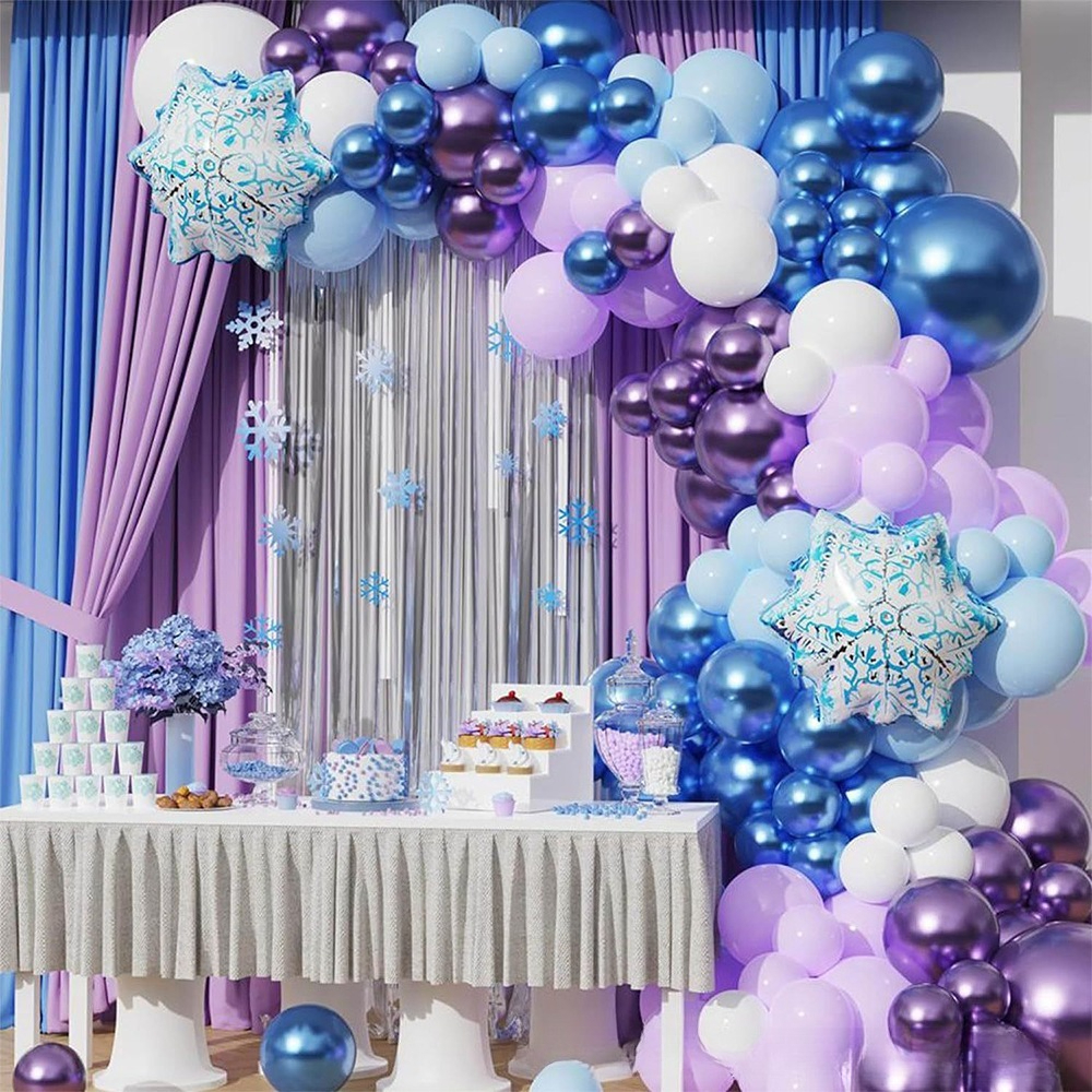 Winter Wonderland Snowflake Ba - Balloon Arch Kit บทวิจารณ์และราคา