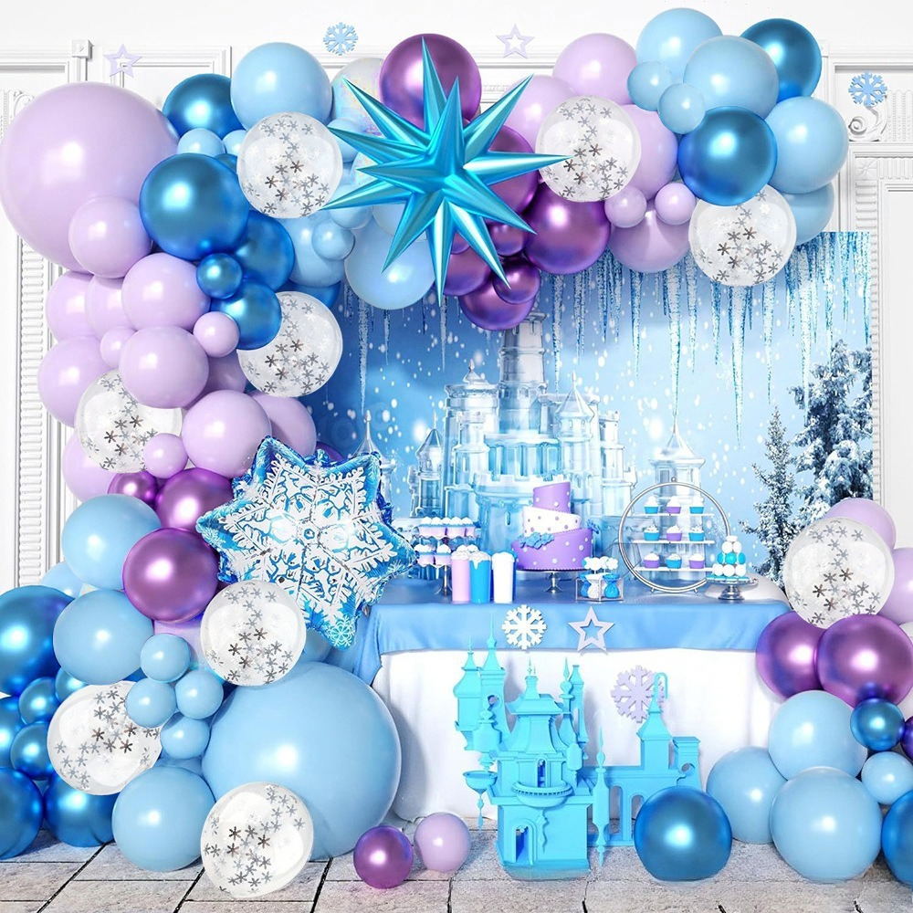 Winter Wonderland Snowflake Ba - Balloon Arch Kit บทวิจารณ์และราคา
