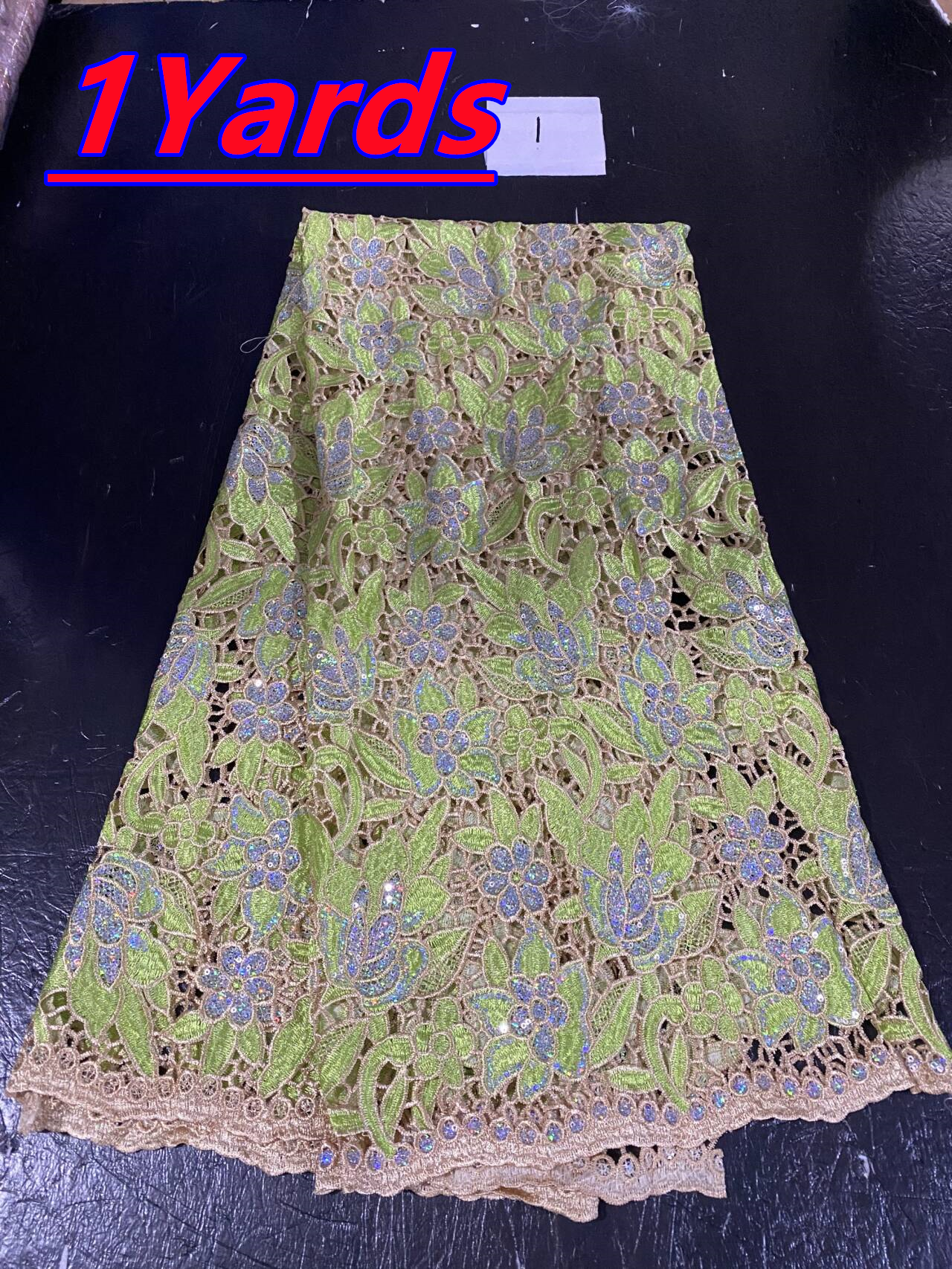 African Sequins Lace Fabrics F - Glitter Tablecloth บทวิจารณ์และราคา