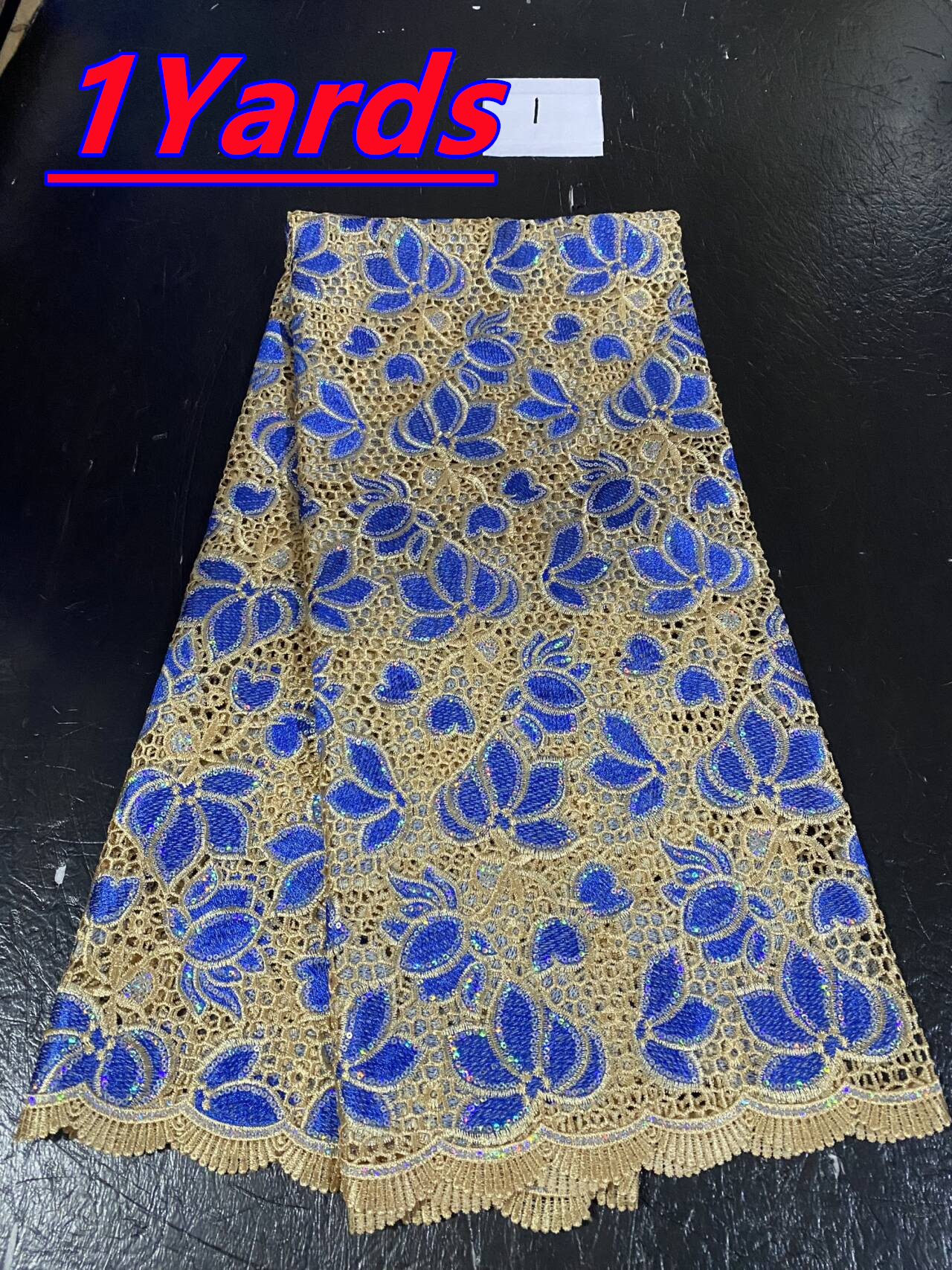 African Sequins Lace Fabrics F - Glitter Tablecloth บทวิจารณ์และราคา