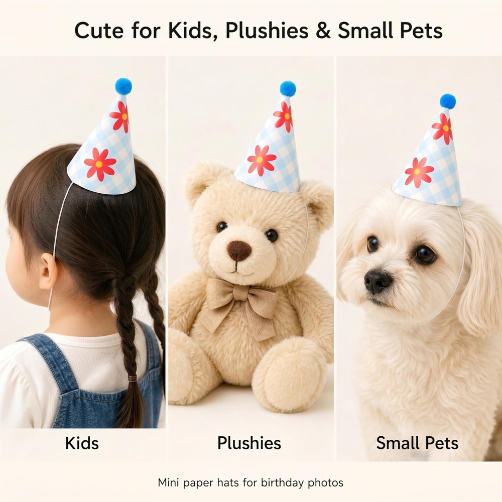 11 Pack Party Hats with Pom Po - Party Hat Cone บทวิจารณ์และราคา