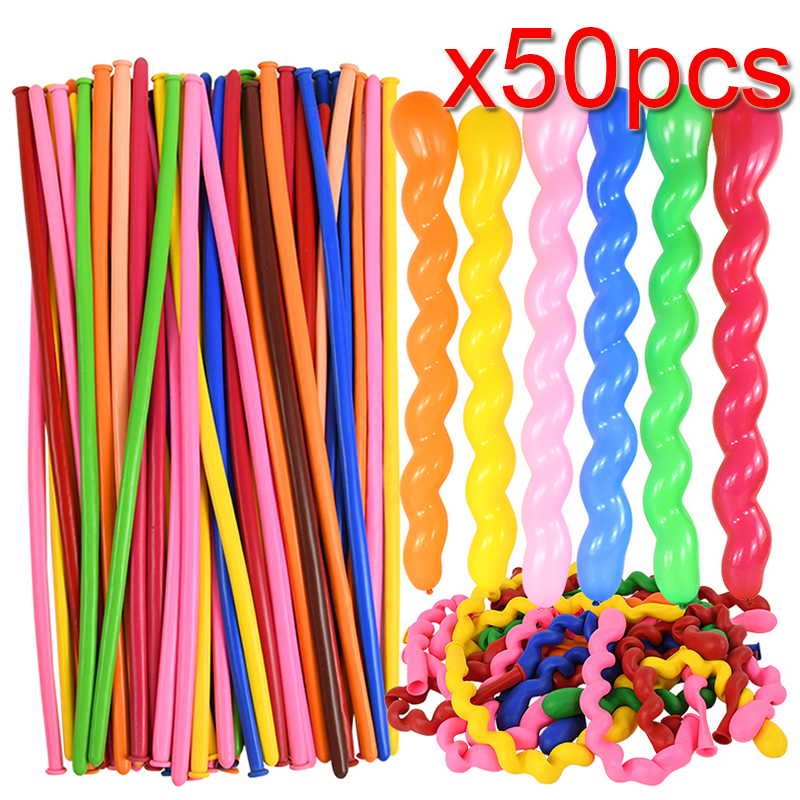 20/50Pcs Multicolor Spiral Lon - Balloon Pump Hand บทวิจารณ์และราคา