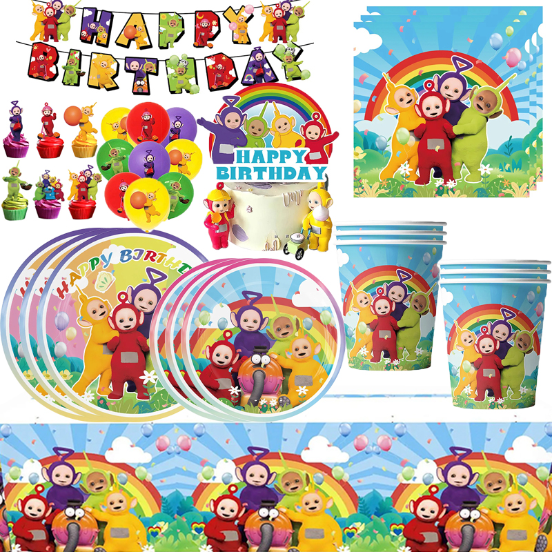 Teletubbies Birthday Party Dec - Table Cloth Disposable บทวิจารณ์และราคา