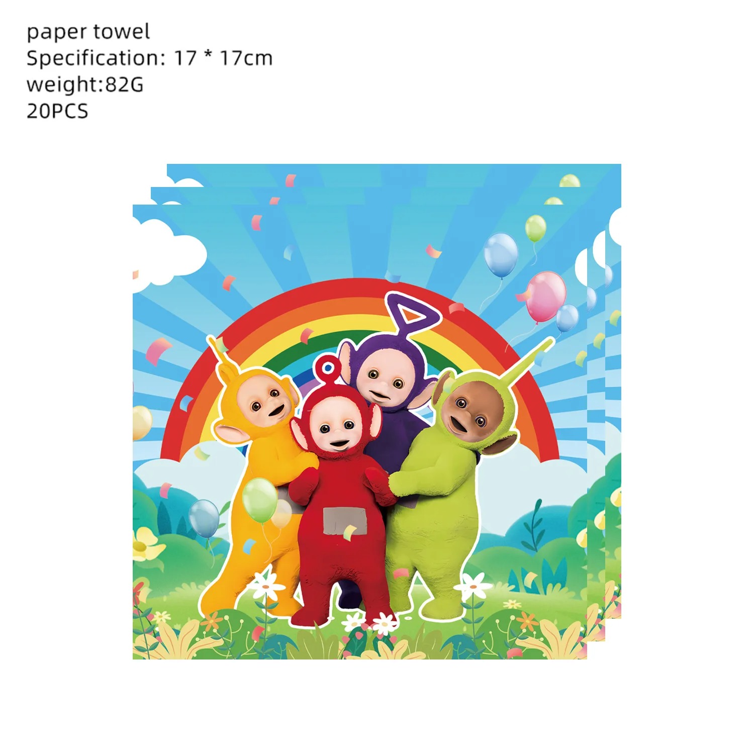 Teletubbies Birthday Party Dec - Table Cloth Disposable บทวิจารณ์และราคา