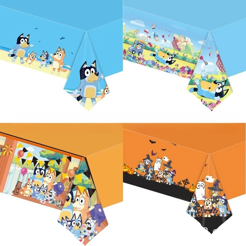 New Bluey Tablecloth Birthday  - Table Cloth Disposable บทวิจารณ์และราคา