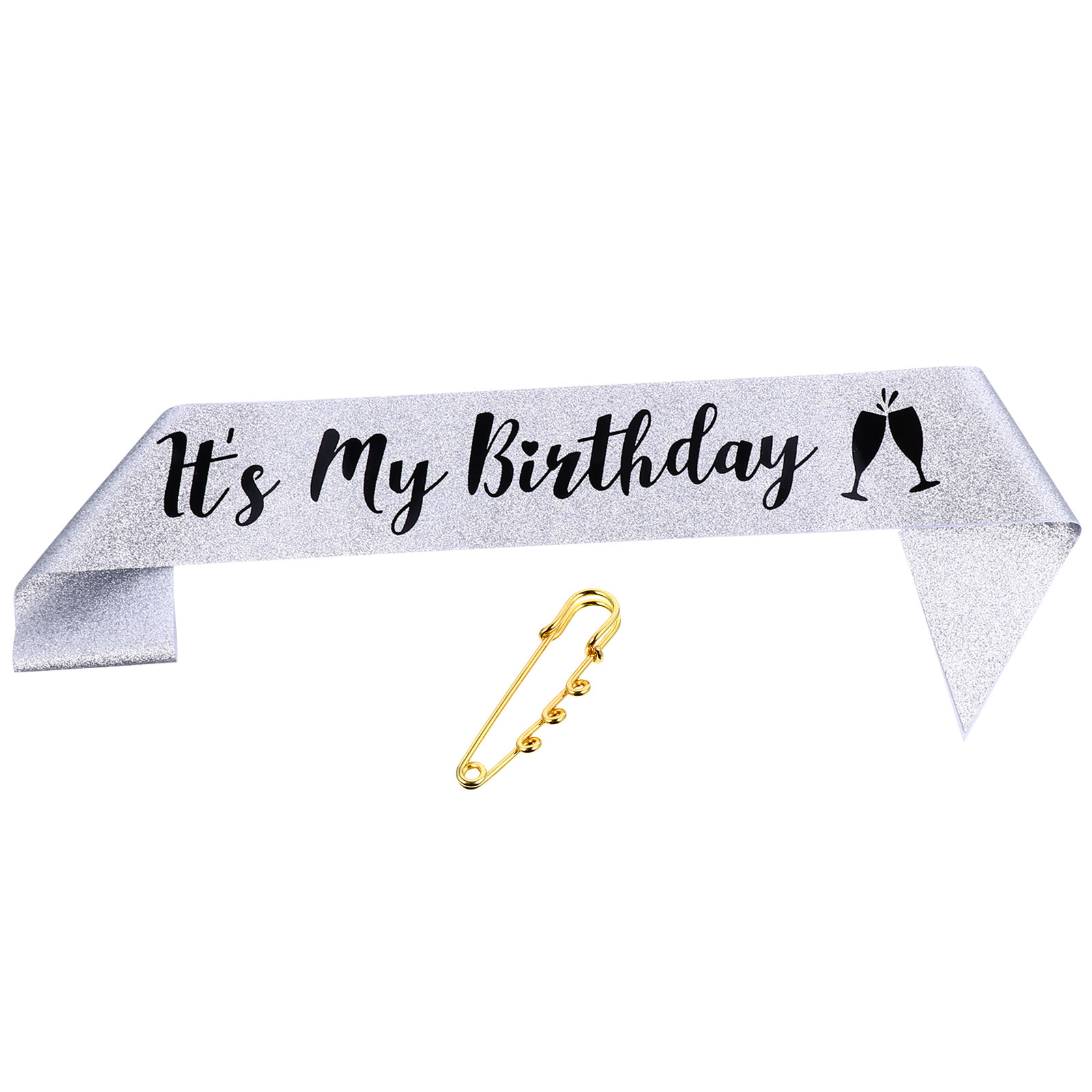1Pcs Birthday Party Sash Glitt - Birthday Sash Glitter บทวิจารณ์และราคา