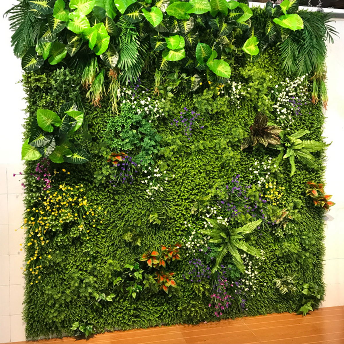 Artificial Plant Wall Reusable - Flower Wall Panel บทวิจารณ์และราคา