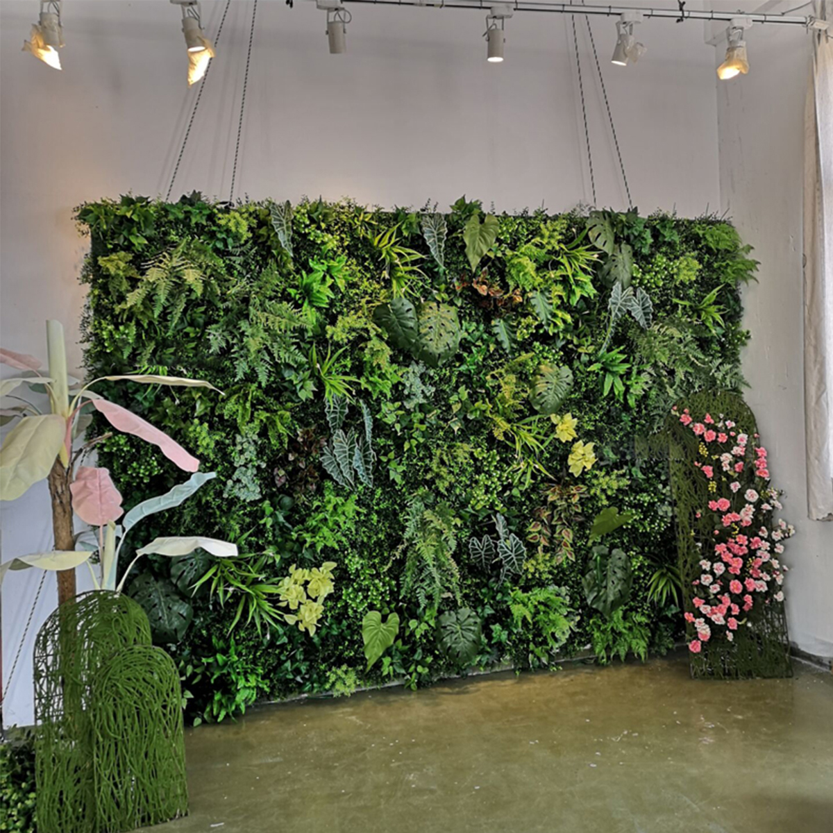 Artificial Plant Wall Reusable - Flower Wall Panel บทวิจารณ์และราคา